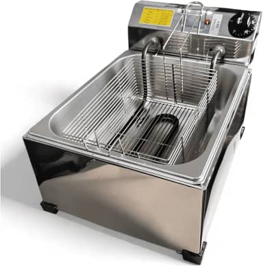 Fritadeira elétrica a óleo 3 litros profissional com Inmetro 110v