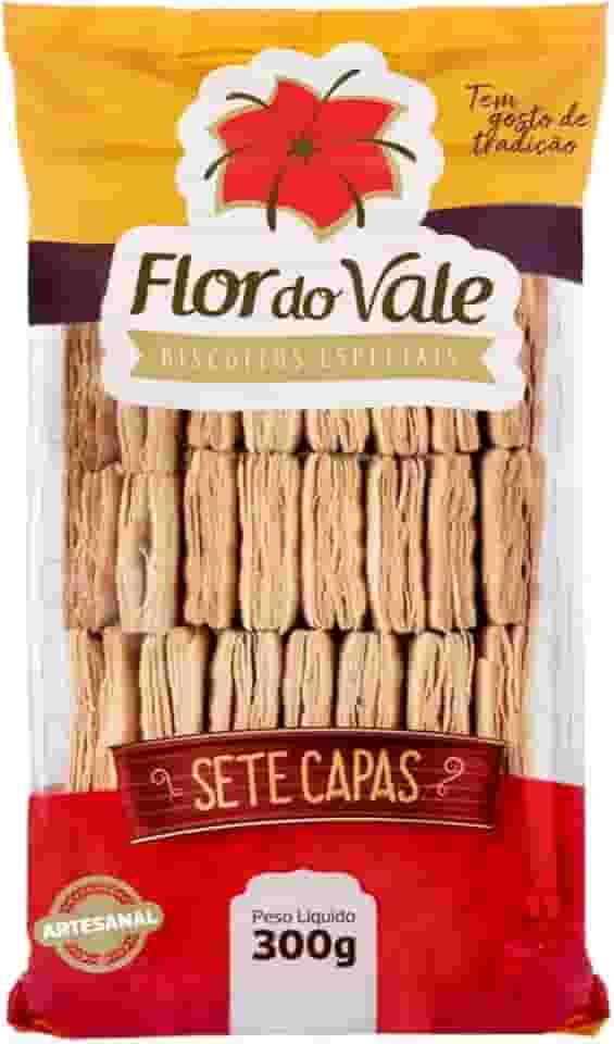 Biscoito Sete Capas Flor Do Vale 300g