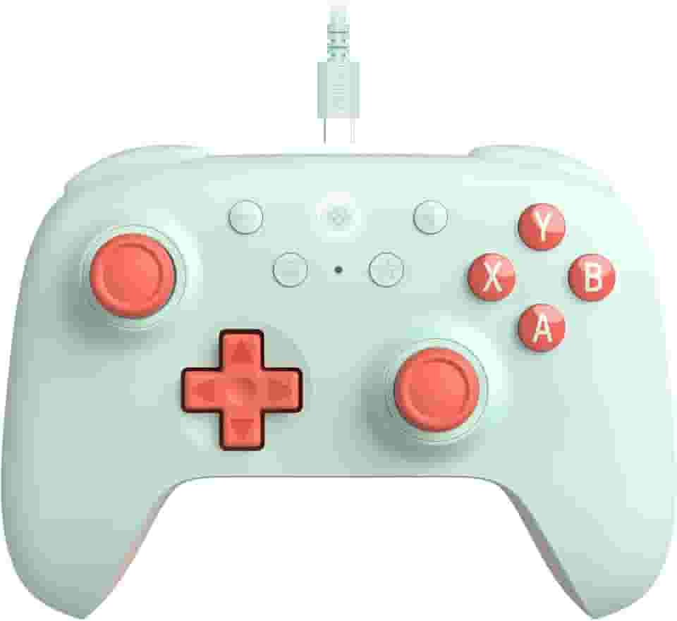 8Bitdo Ultimate 2C Wired Controller for Windows PC and Android, with 1000Hz Polling Rate, Hall Effect Joysticks and Hall Triggers, and Remappable L4/R4 Bumpers (Mint)