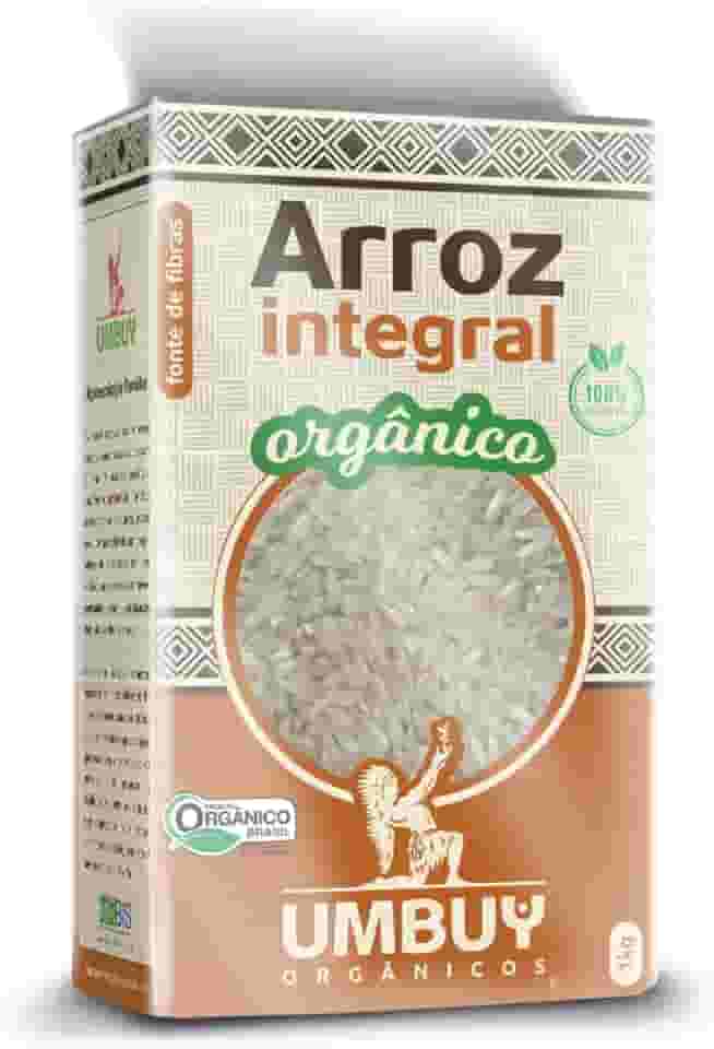 Umbuy Orgânicos Arroz Integral Orgânico Umbuy 1Kg Arroz Orgânico Integral Grão Longo Marrom Natural Saudável E Livre De Agrotóxicos Produto Orgânico Certificado