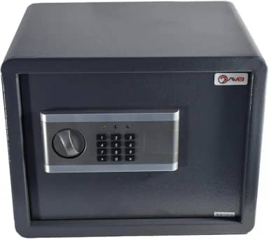 AVB, Cofre Parede Armas Curtas Fechadura Eletrônica Chave 38x30x30cm AVB E30DA