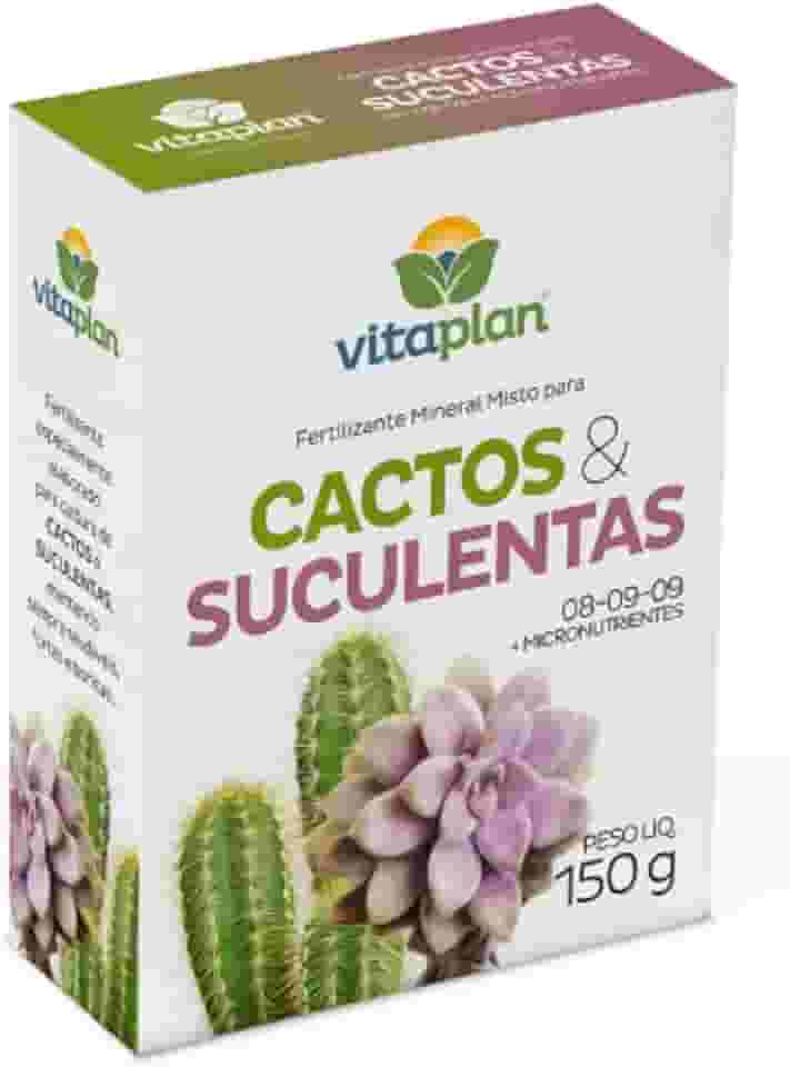 Fertilizante Substrato Cactos E Suculentas 150g Npk Plantas Bonitas Saudaveis Bem Nutridas