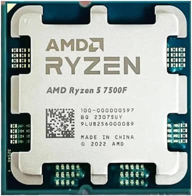 Processador Ryzen 5 7500F AM5 6 Core 12 Thread 3,7 GHz – Plataforma 5 nm para PCs Compactos - Com Caixa