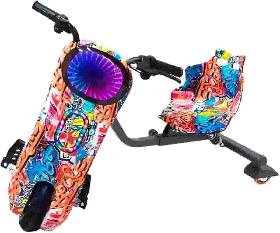 Triciclo Eletrico Drift Foston 350w Led Bluetooth 3 velocidades com Amortecedor e Freio