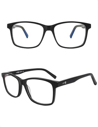 LP Vision - Óculos Gamer Com Filtro Bloqueador Anti Luz Azul - Computador & Celular & Descanso & Leitura - Preto