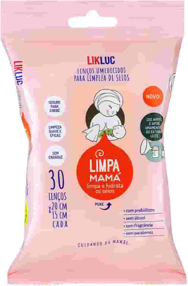 Likluc Limpa Mamá lenços umedecidos para Amamentação