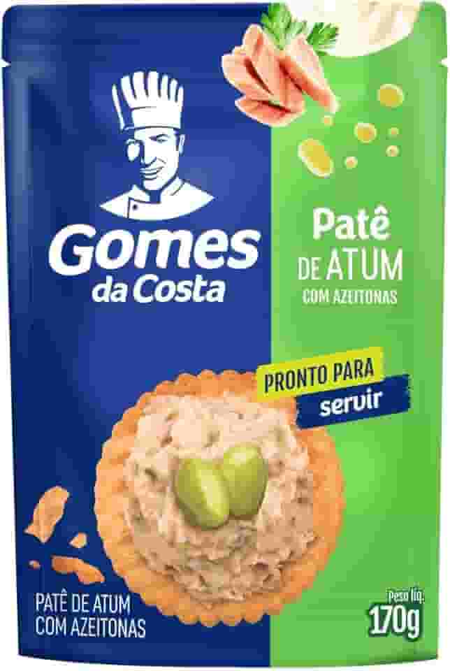Patê de atum com Azeitona Gomes da Costa Pouch 170g