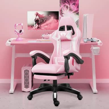 Cadeira Ergonomica Gamer (Rosa)