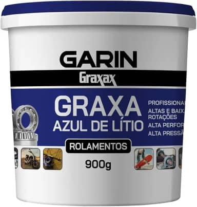Graxa Litio Azul Garin Para Rolamento 130° 900g