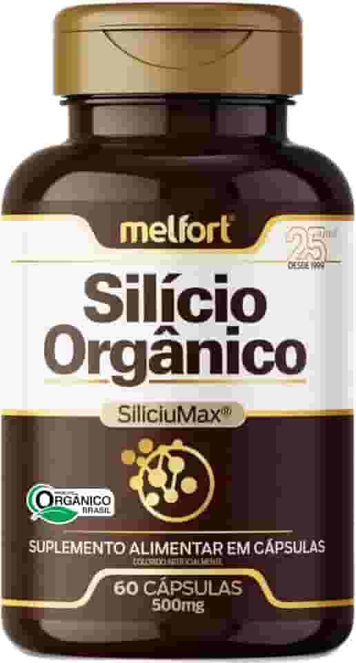 Silício Orgânico 500mg 60 Cápsulas SiliciuMax® 100% Original
