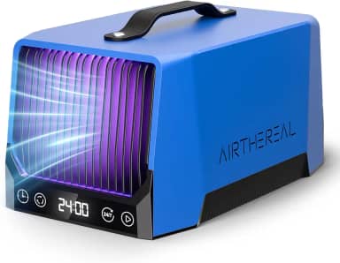 Airthereal Gerador de ozônio de mesa DA25, eliminador de odores de alta capacidade de 60.000 mg/h para fumaça, COV e odores de animais de estimação, máquina de ozônio portátil para casa, garagem e