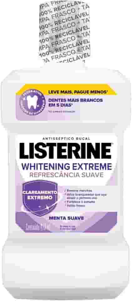 Listerine Whitening Extreme Enxaguante Bucal Clareador Dental,473ml
