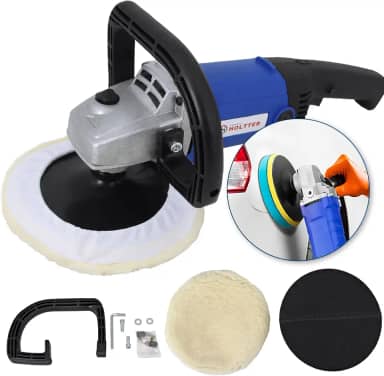 Politriz Lixadeira Multifunções Automotiva 7 1400W 180mm 3000RPMPolidor Máquina de Polir Elétrica Profissional Rotativa Máquina de Polimento Automotivo Oficina (110, Volts)