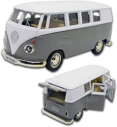 Miniatura de carro Kombi 1969 em metal, Carrinho de ferro Kombi, 1:32, 13 CM, RMZ City