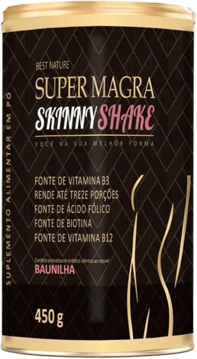 Super Magra Shake De Emagrecimeto Rapido 21g Proteina 18 Vitaminas Minerais