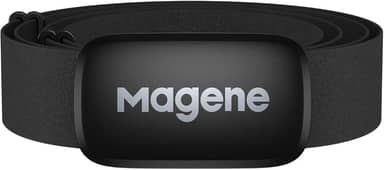 Monitor de frequência cardíaca Magene H64, sensor de frequência cardíaca, cinta peitoral, protocolo ANT+/Bluetooth, compatível com aplicativos iOS/Android (novo H64)