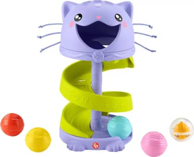 Fisher-Price, Brinquedo para Bebês Gatinho Bolinhas Rolando, A partir de 9 meses