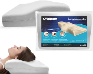 Travesseiro Nasa Ortopédico Anatômico Ergonômico Cervical