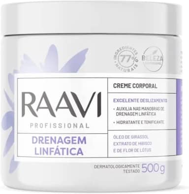 Creme Drenagem Linfática 500G