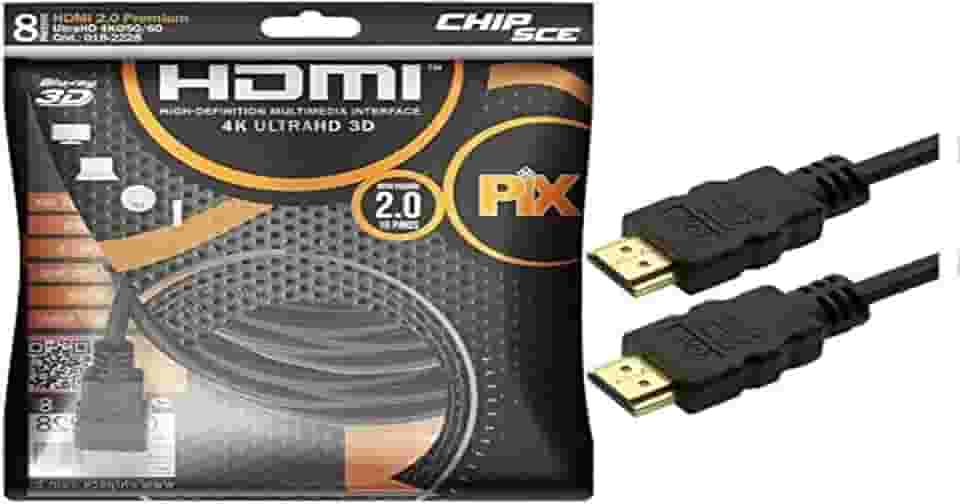 PIX Cabo Hdmi Gold 2-4K Hdr 19P 8M