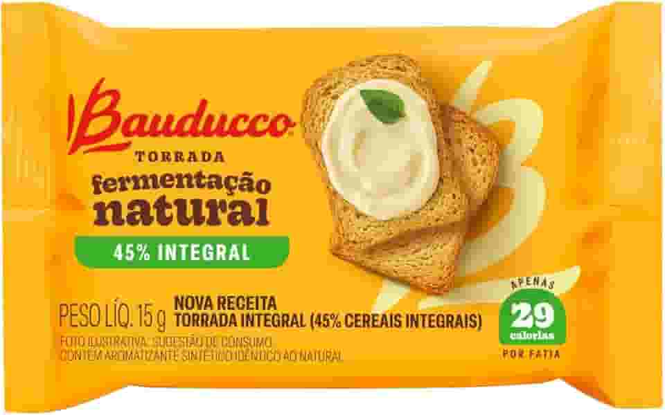 Kit 42 Sachês Torrada 45% Integral Bauducco 15g