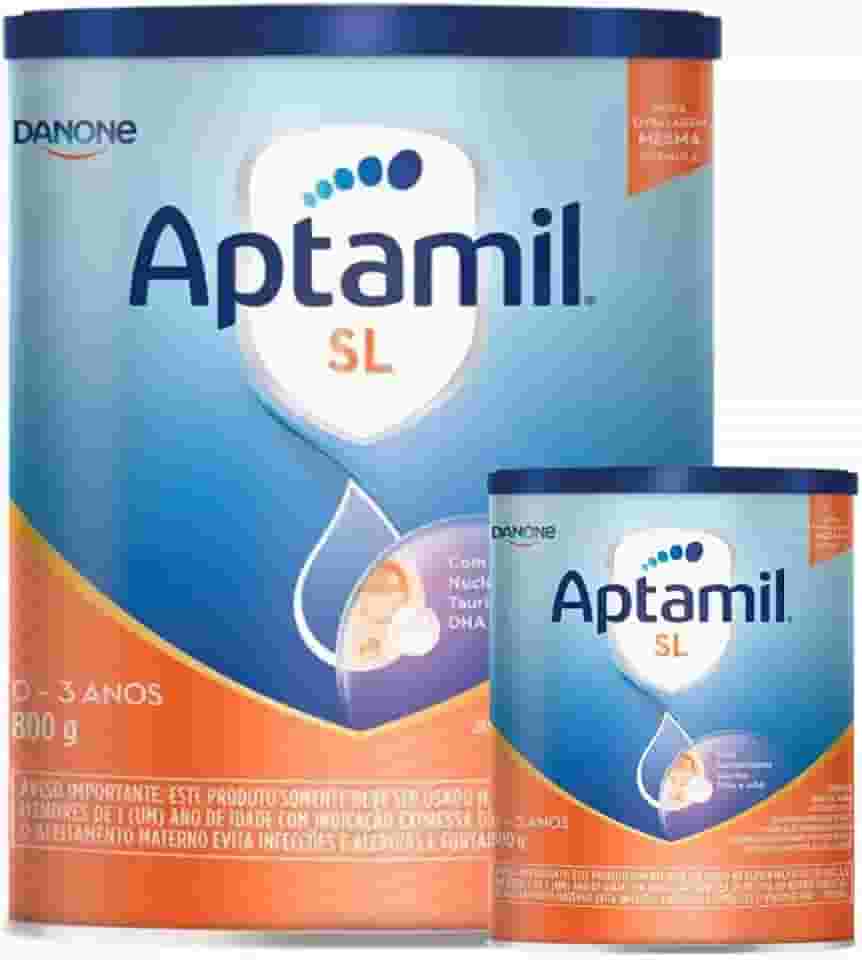 2 Latas SL Fórmula Infantil SEM LACTOSE Danone 800g (SL)