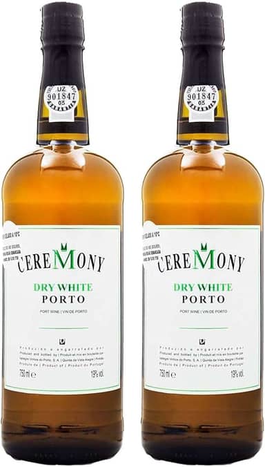 Kit 2x Vinho do Porto Português Ceremony Branco 750ml
