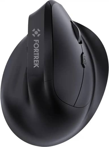 Mouse Vertical Sem Fio Ergonômico MERG15 Preto Fortrek