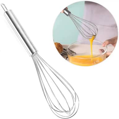 Fue Batedor De Clara Ovo Bolo 30cm Foet Fouet Inox Pera Massas Reforçado Resistente Cremes Omeletes Profissional Misturador Mixer Aço Para Cozinha