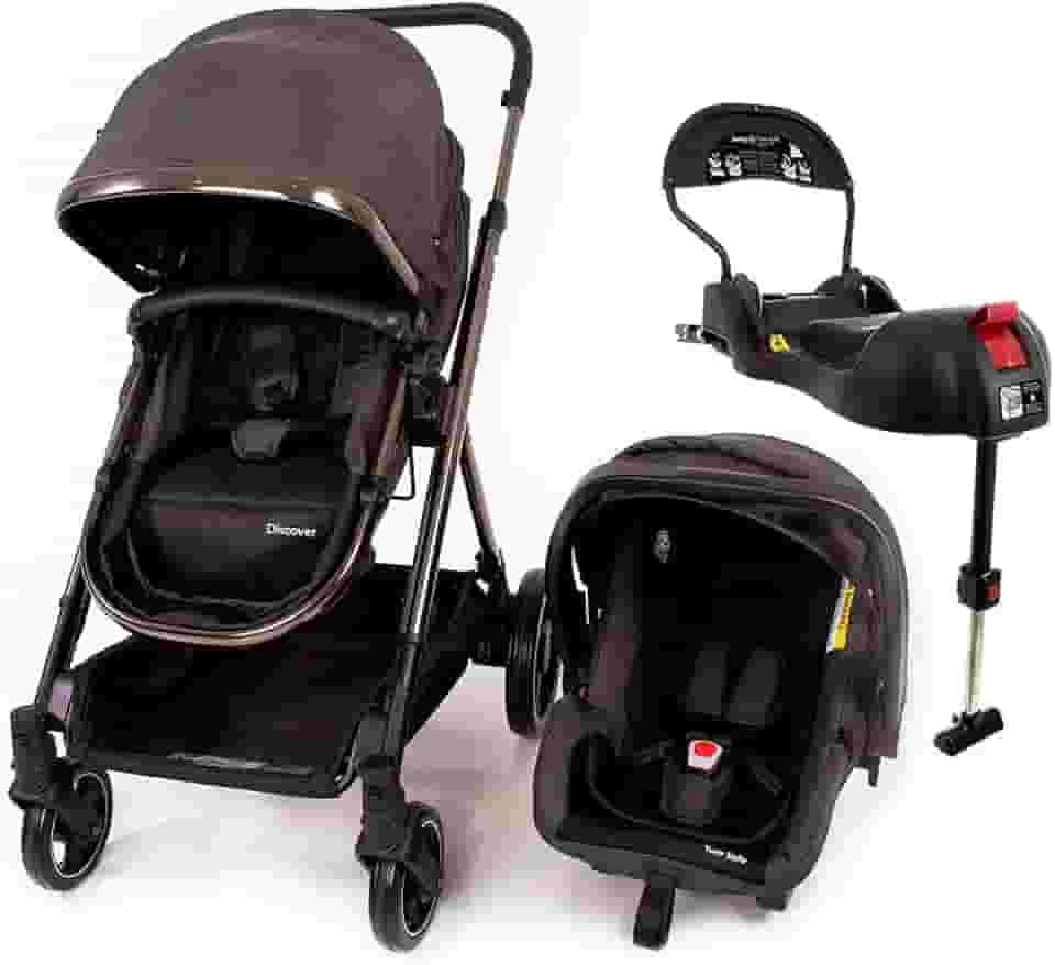 Safety 1st, Travel System Discover Trio, com Isofix, Black Chrome