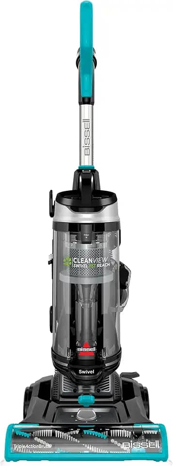 BISSELL Aspirador giratório CleanView para animais de estimação com alcance vertical, 3198A