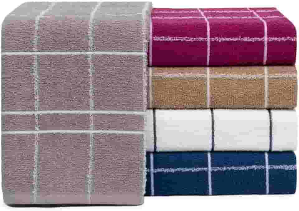 Kit 10 Pano de Prato Copa Atoalhado Xadrez 100% Algodão