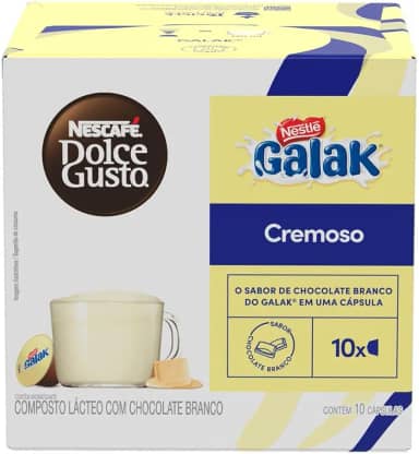 Dolce Gusto Nescafé Achocolatado Em Cápsula Dolce Gusto Galak 10 Cápsulas 180G
