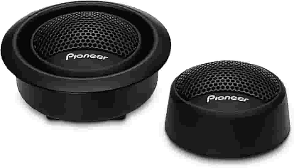 Pioneer TS-T15 3/10.2 cm Potência máxima de 120 W, domo macio de fibra de poliéster - Tweeter (par)