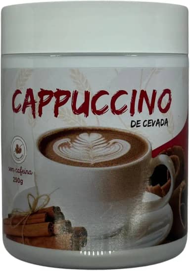 Cappuccino Cevada Solúvel Café 250g Sem Cafeína