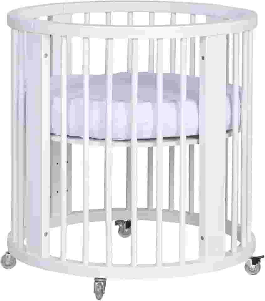 Berço Evolutivo 4 Em1 em Madeira Maciça Crescer Branco