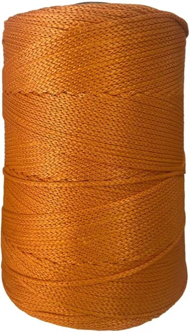 Fio nautico 500g 3mm 500m cores Linha Rabo rato bolsa corda cordão polipropileno croche trico cone (Cerâmica)