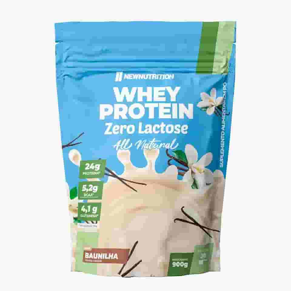 NewNutrition - Whey Protein Zero Lactose All Natural 900g Baunilha