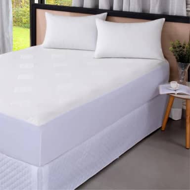 Protetor De Colchão Casal Impermeavel Jacquard com Lateral Adaptável Protege Seu Colchão Respirável e Antialergico