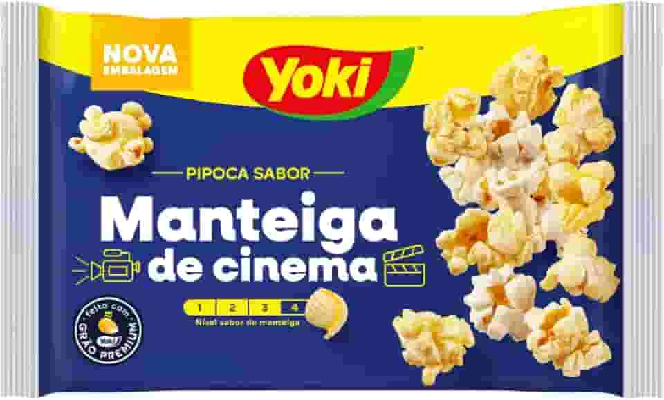 Pipoca para Micro-Ondas Manteiga de Cinema Yoki Pacote 100g