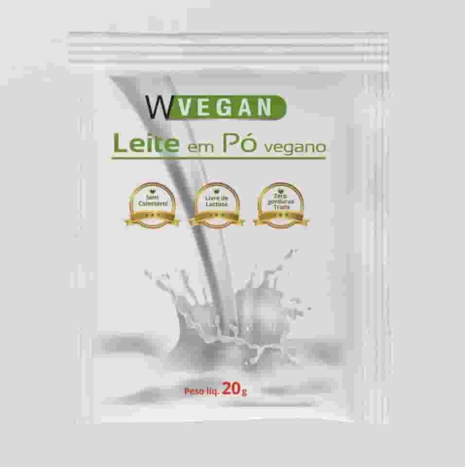 W Vegan Leite Vegetal Em Pó Vegano De Arroz Sache 20G Wvegan