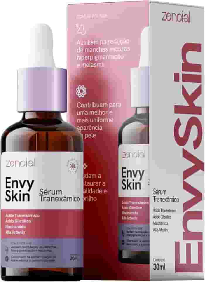 Sérum Clareador Zencial – Ácido Tranexâmico + Niacinamida, Tratamento Anti‑Melasma, Marcas de Acne e Hiperpigmentação – Fórmula Potente para Pele Oleosa/Acneica