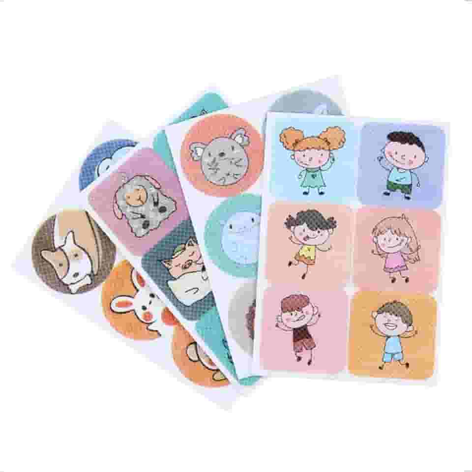 Kit Adesivos Repelentes Infantis com Citronela, Atóxico para Bebês e Crianças, Proteção contra Mosquitos, Pernilongos, Borrachudos e Dengue (144, Unico)