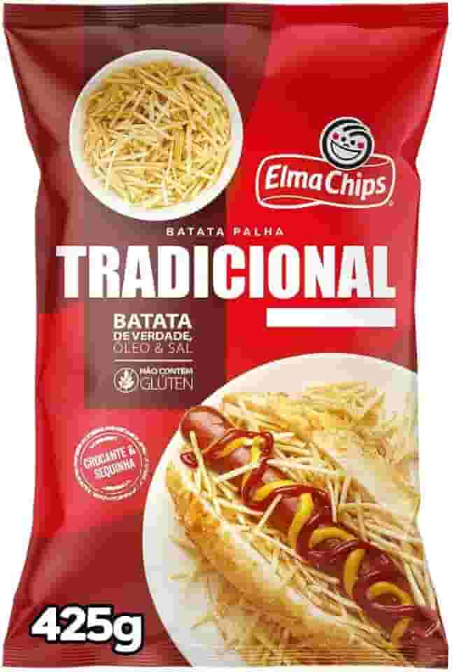 Batata Palha Tradicional Elma Chips Pacote 425g