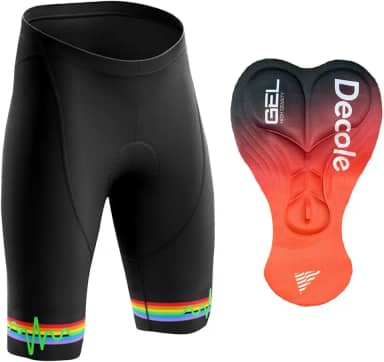 Bermuda Ciclismo Pink Floyd Decole Forro Gel D80 Uv Bike Mtb