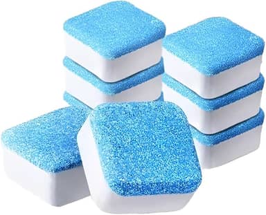 Pastilha Tablete Limpeza Máquina Lavar Roupa e Lava Louça Kit 12 Unidades