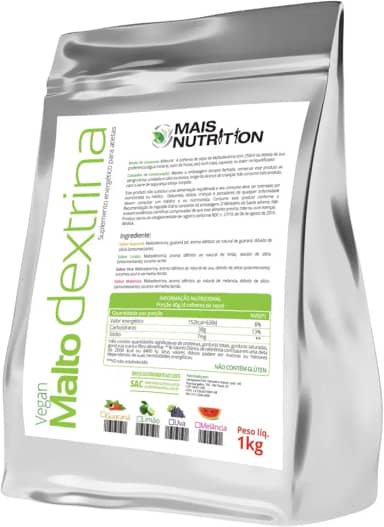 Maltodextrina 1kg Sabor Limão WVegan