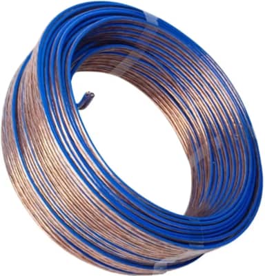 Fio Cristal Bicolor 2,5mm 100 Metros – Cabo Flexível para Som e Alto-Falante