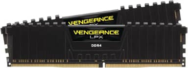 CORSAIR VENGEANCE LPX DDR4 RAM 32GB (2x16GB) 3200MHz CL16-20-20-38 1,35V Intel AMD Desktop Computer Memory - Preto (CMK32GX4M2E3200C16)