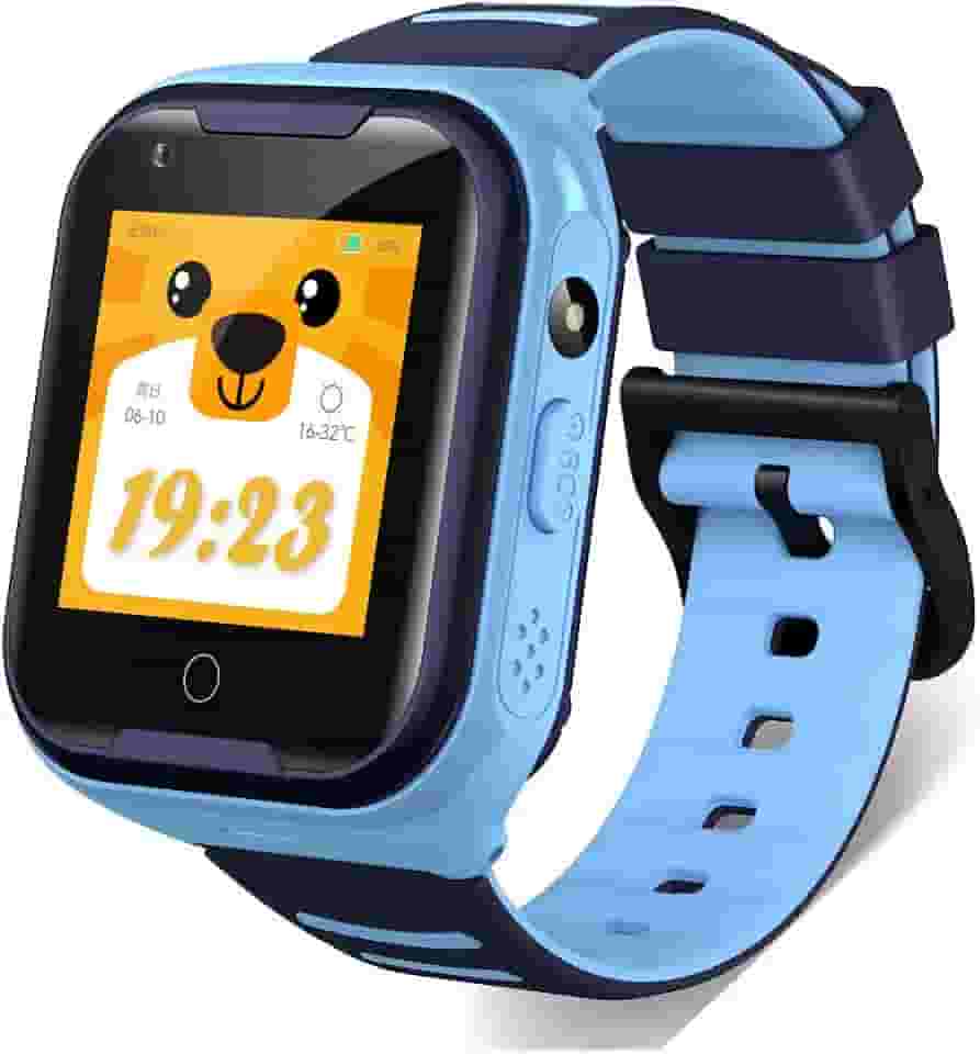 Relógio SmartWatch Infantil Com Chamadas de Video 4G + Wi-fi GPS e Chip SimCard da Lefal Cold A36 na Cor (AZUL)